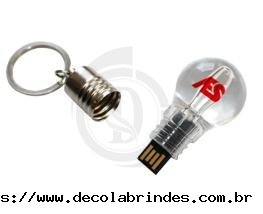 PEN DRIVE LAMPADA - DEC P124  capacidade de 4GB