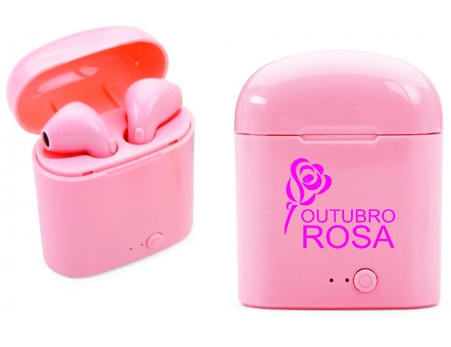 Fone de Ouvido Bluetooth com Case Carregador MODELO DEC 14199