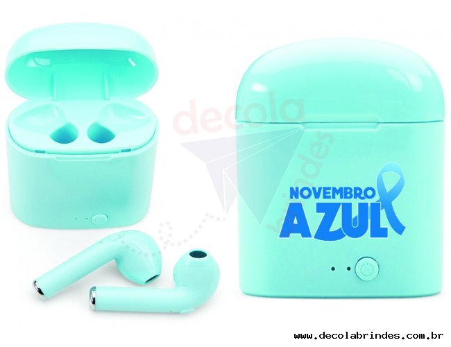 Fone de Ouvido Bluetooth com Case Carregador MODELO DEC 14199