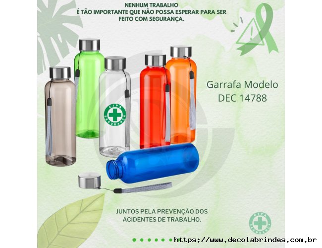 Garrafa Plstica 500 ml - Modelo DEC 14788