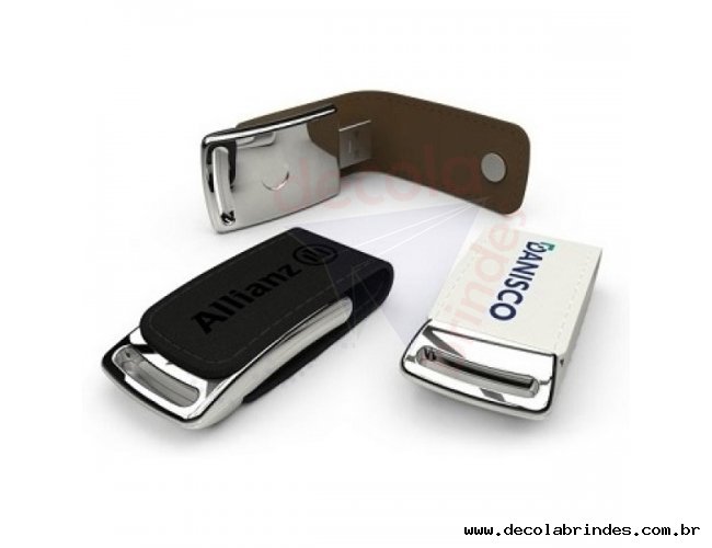 Pen drive Couro - Modelo DEC C203 4GB