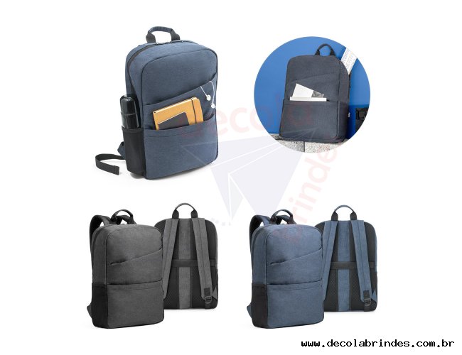 Mochila para notebook em rPET 600D - Modelo DEC 92080