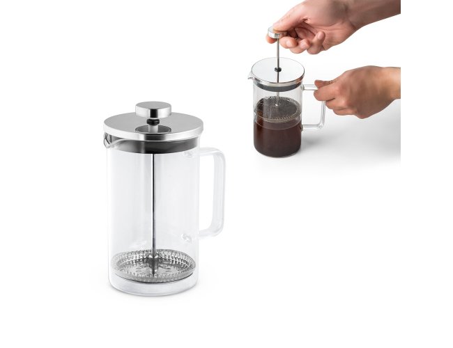 Cafeteira em vidro borossilicato e ao inox 600 mL - Modelo DEC 94237