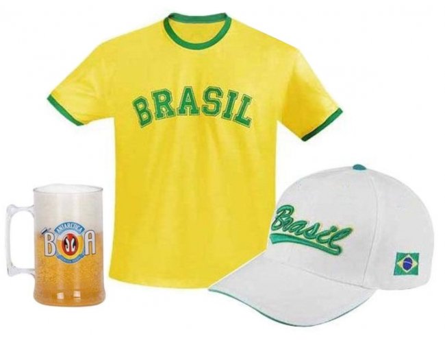 KIT CAMISETA, BON E CANECA - DEC CM1006