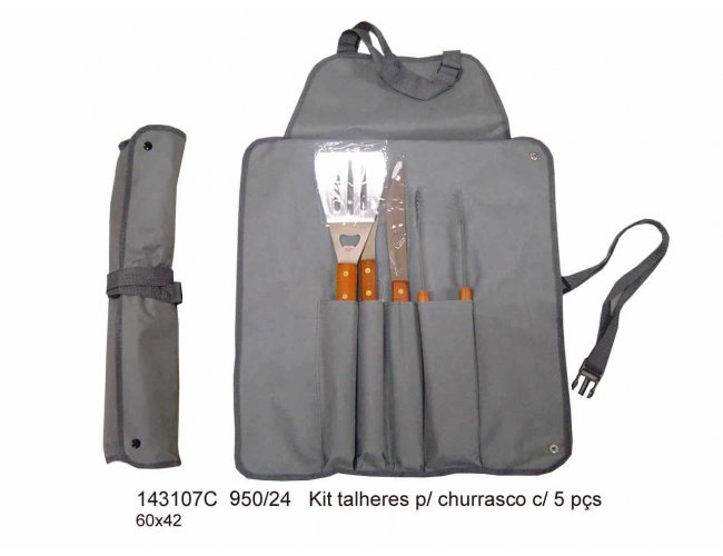 Kit Churrasco 5 peas  Modelo DEC 143107C