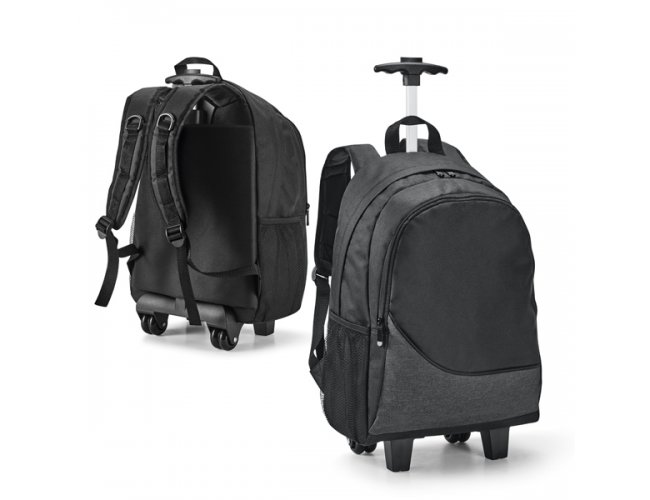 Mochila trolley para notebook. 300D. Com 2 rodas duplas - Modelo DEC 92183   15,6"