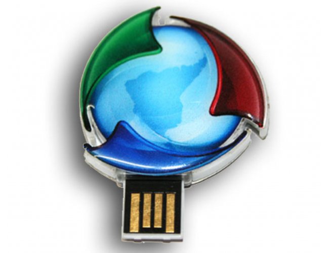 pen drive estilizado - modelo DEC 10101 - record tv