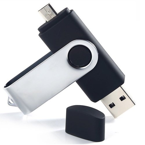 Pen drive Giratrio com Micro USB - Modelo DEC F128P