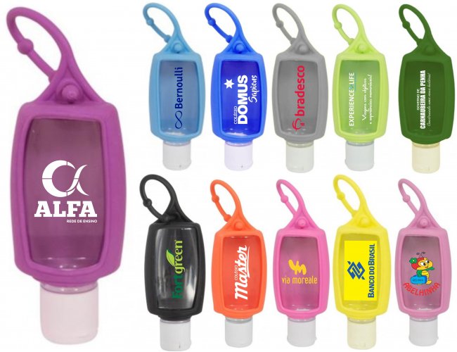 Porta lcool Gel Pocket bag 40ml - Modelo DEC 318