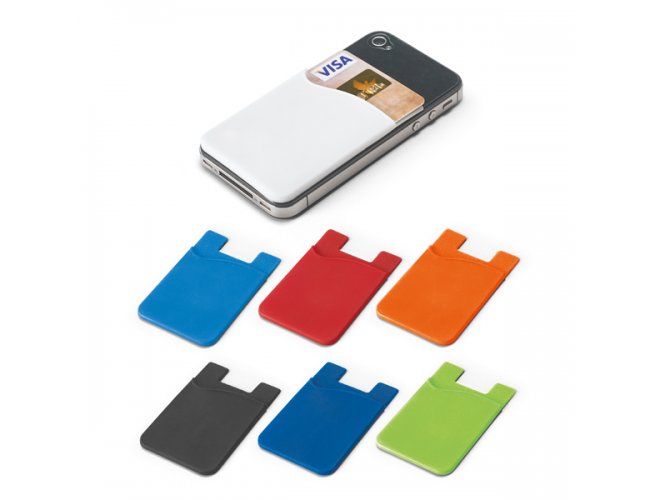 Porta cartes para celular. Silicone - Modelo DEC 93320