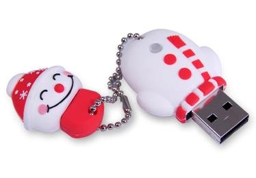 PEN DRIVE FORMATO BONECO DE NEVE - DEC 10019