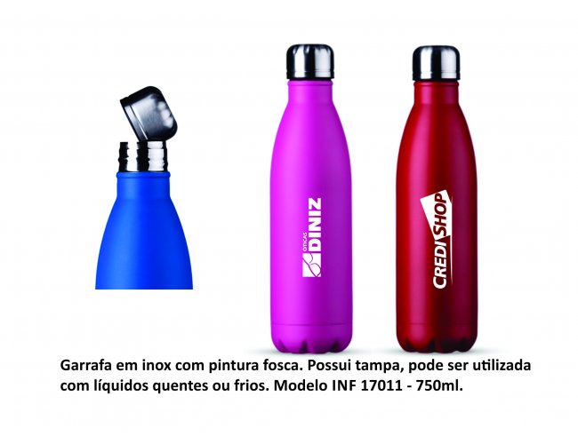 Garrafa Inox 750ml Modelo DEC 17011